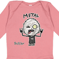 thumbnail image 4 of Inktastic Metal Face Boys or Girls Long Sleeve Baby Bodysuit, 4 of 5