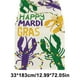 thumbnail image 3 of Banderines de mesa de Mardi Gras | Decoraciones de carnaval para mesas de fiesta | Camino de mesa de tela de lino | Decoración festiva para interiores y exteriores, 3 of 6