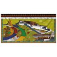 thumbnail image 1 of Tapiz de pared del palacio Potala, estilo tibetano, 150 x 130 cm, microtela, 1 of 1