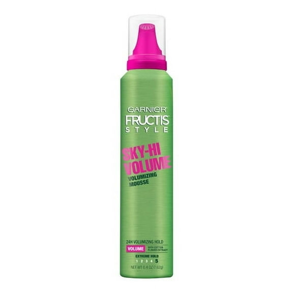 Garnier Fructis Style Sky Hi Volume Mousse, Extreme Hold, 6.4 Oz, 2 Pack