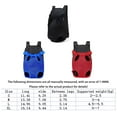 thumbnail image 2 of Youkk Sac de Transport pour Animaux Respirant Couleur Unie Remplacement Extérieur Voyage Randonnée Accessoires de Transport d'Animaux Noir TG, 2 of 6