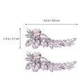thumbnail image 2 of 1 Pair Removable Wedding Shoes Ornaments Delicate Pearl Rhinestone Shoes Buckles, 2 of 2