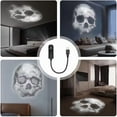 thumbnail image 7 of Halloween USB Projector Light Skull NightLight Ghost LED Lamp 360Degree Rotating Switchable Pattern Design Dark & Night Ambiance, 7 of 7