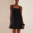 thumbnail image 2 of Admvng Women's Shift Mini Dresses Sleeveless Square Neck Casual Everyday Wear Dress, 2 of 5