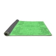 thumbnail image 2 of Ahgly Company Indoor Rectangle Abstract Emerald Green Modern Area Rugs, 7' x 9', 2 of 4