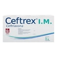 thumbnail image 3 of Ceftrex Ceftriaxona 1 g I.M. 1 g solución inyectable, 3 of 4