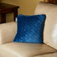 thumbnail image 3 of Outrageously Soft Convertible Cozee Blanket and Pillow - 2 in 1 Throw and Pillow - 60 x 70 Inches - Blue, 3 of 7