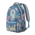 thumbnail image 2 of "Sunflower Themed Backpack - Floral Wildflower Print, Roomy School Bag for College Students, Ergonomic Design, Comfortable Shoulder Straps", 2 of 6