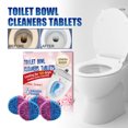 thumbnail image 2 of 4Pcs Automatic Toilet Bowl Cleaner Tablets Fast Acting Quick Dissolving Long-lasting Bathroom Toilet Tank Cleaning Blocks 4pcs, 2 of 8