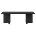 thumbnail image 6 of Evelyn&Zoe Modern Easy Assembly Medium Density Fiberboard Coffe Table, Black Grain, 6 of 7