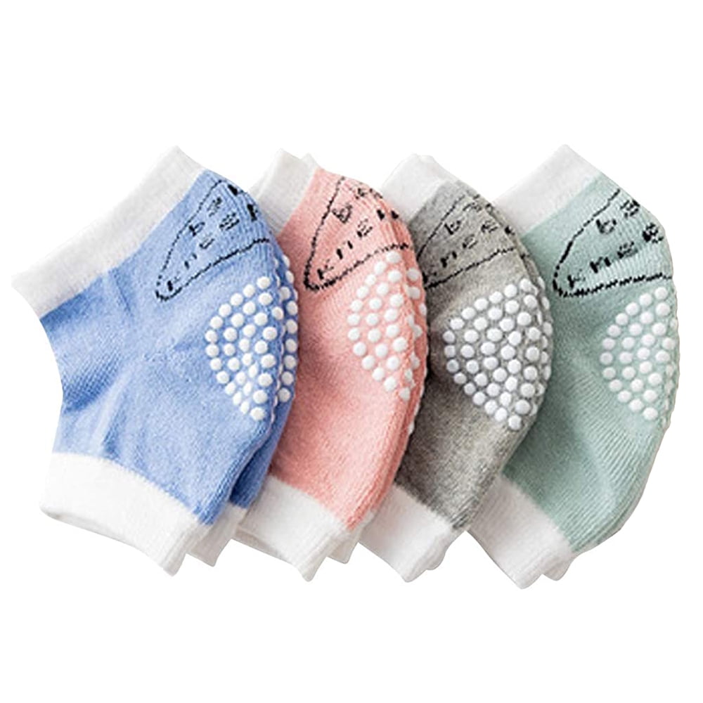 VIVEFOX Cotton Baby's Knee Pads AntiSlip Crawling, Leg Warmer Safety