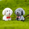thumbnail image 4 of Decoraciones de Perro Matsuzay Resina Miniaturas Blanco, 4 of 6