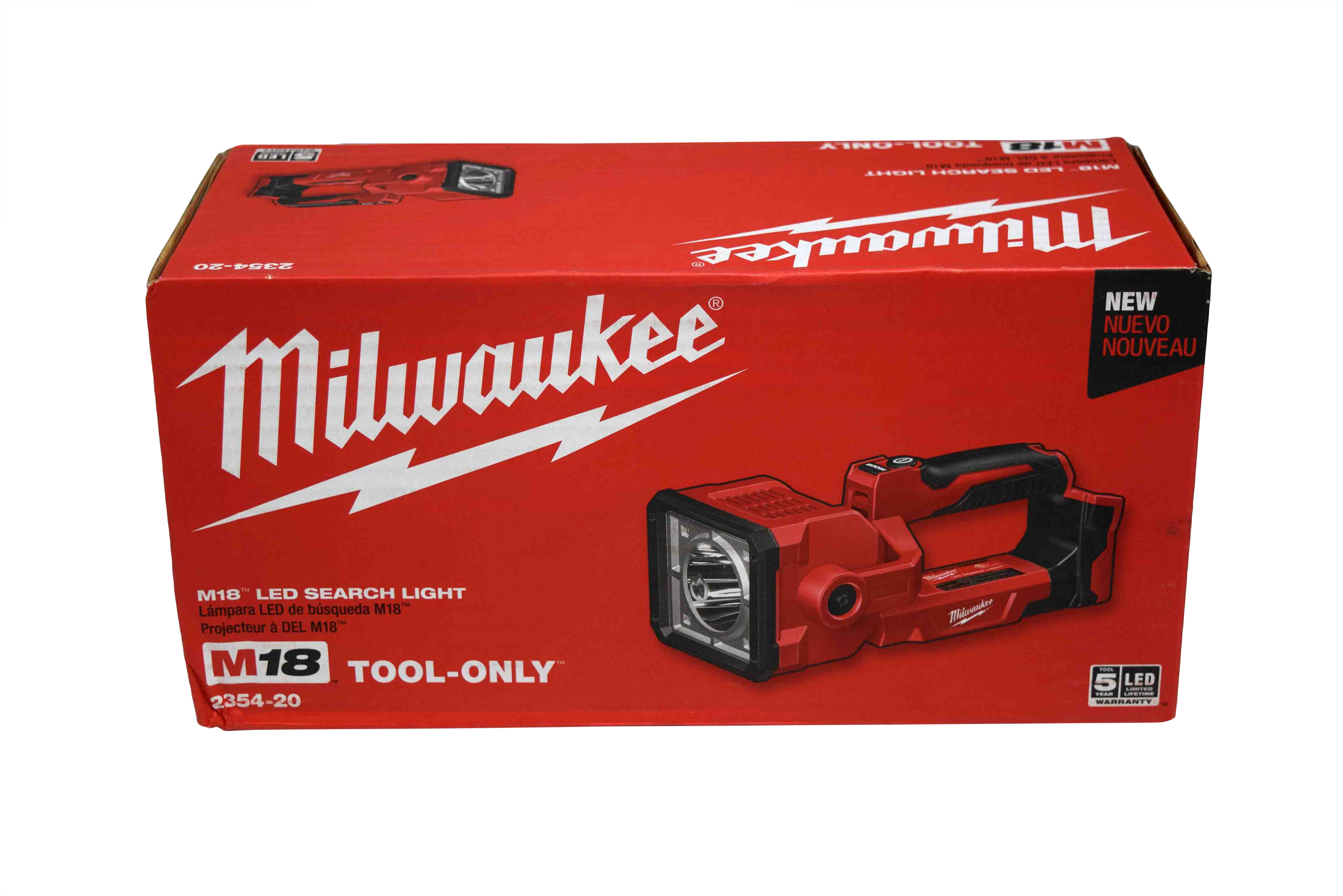 Milwaukee 2354-20 M18 18V Li-Ion LED Compact Portable Search Light (Tool  Only)