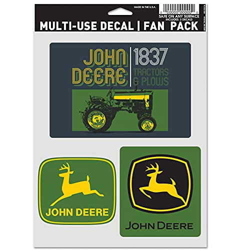 Large John Deere Tractor Implement Cart Gator Logo Sticker Decal 