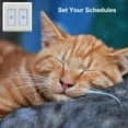 thumbnail image 2 of Smart WiFi Light Switch - 1 Gang Touch Wall Switch, Single Pole,Need Neutral Wire, Compatible with Alexa Google Assistant, 2 of 7