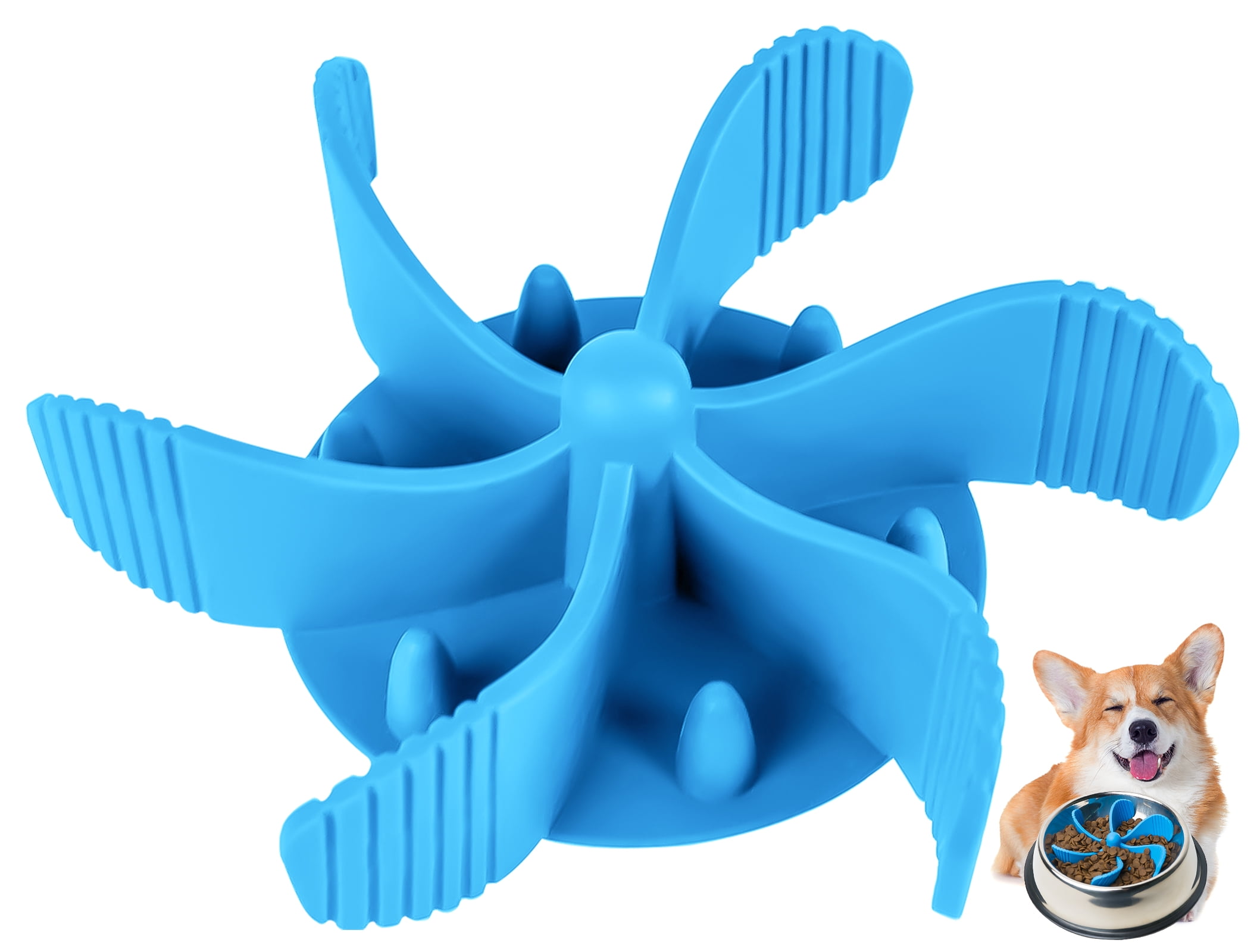 Slow Feeder Dog Bowls Insert, Cuttable Dog Slow Feeder with Suctions