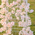 thumbnail image 2 of 1.8M Artificial Sakura Flowers Vine Wedding Garden Rose Arch Home Party Decoration Christmas Bridal Fake Silk Scrapbook Plants, 2 of 7