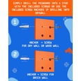 thumbnail image 5 of Orange Peg Board for  Gun Storage Organizer - Wall Mount Tool Holder with 20 Wooden Pegs and, 5 of 6