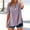Purple, variant on Tittly Womens Linen Shirt Blusas De Lino Para Mujer Linen Button Up Shirts for Women Loose Shirt Top Stand Solid Color Sleeve Collar Casual Women's Shirt Women's Shirt Beige