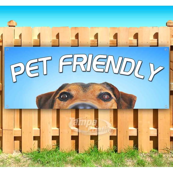 Pet Friendly 13 oz Vinyl Banner With Metal Grommets