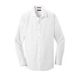 thumbnail image 3 of Red House Men's Slim Fit Pinpoint Oxford Non-Iron Shirt, White, X-Small, 3 of 4
