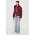 thumbnail image 4 of Women's Almost Famous Mock Neck Zip Front Puffer Jacket, 4 of 5