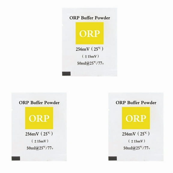 3X ORP Calibration Powder Buffer Powder ORP Tester Measuring Calibration Solution 256MV