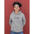 thumbnail image 2 of Hand Written Buon Ferragosto Hoodie Women -Image by Shutterstock, Female XX-Large, 2 of 4