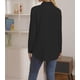 thumbnail image 4 of 1 camisa de manga larga con solapa, color negro., 4 of 5