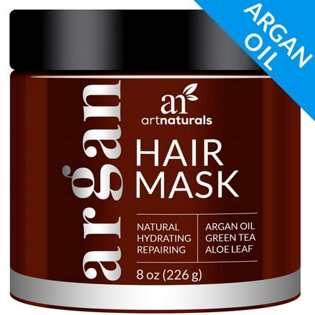 Argan Oil Hair Mask Treatment (8oz) w/ Aloe Vera - Natural Deep