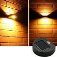 thumbnail image 1 of Luces solares para exteriores, luces solares para jardín, lámparas de pared, arreglos decorativos, vallas, iluminación de pared, luces de pared de ambiente luminoso, lámparas solares de pared, luces s, 1 of 9