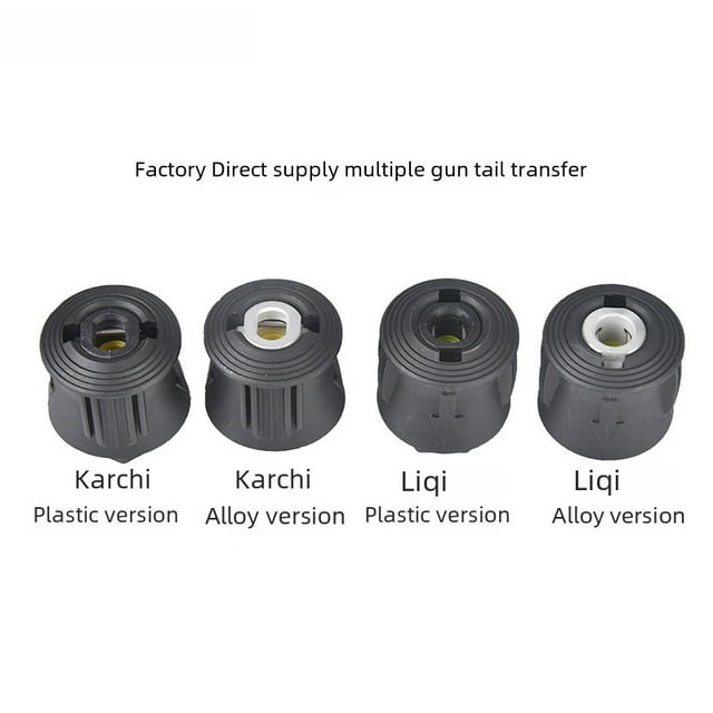 Adaptateur de Laveuse Haute Pression : M22/14 Mâle à Karcher Série K/M Connexion, Options de Sortie en Alliage d'Aluminium et Plastique, Raccord d'Entrée Résistant à la Corrosion pour Équipement de Lavage de Voiture Professionnel