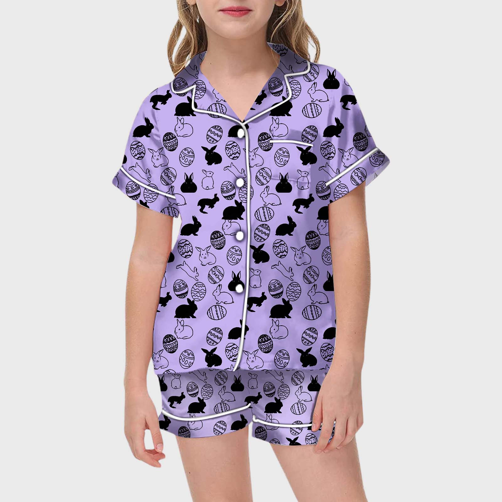 Pyjama à Colorier Pour Enfant - Ensemble Haut Et Pantalon - À Peindre à La Main - Pour Garçon Et Fille - Taille 3 Ans