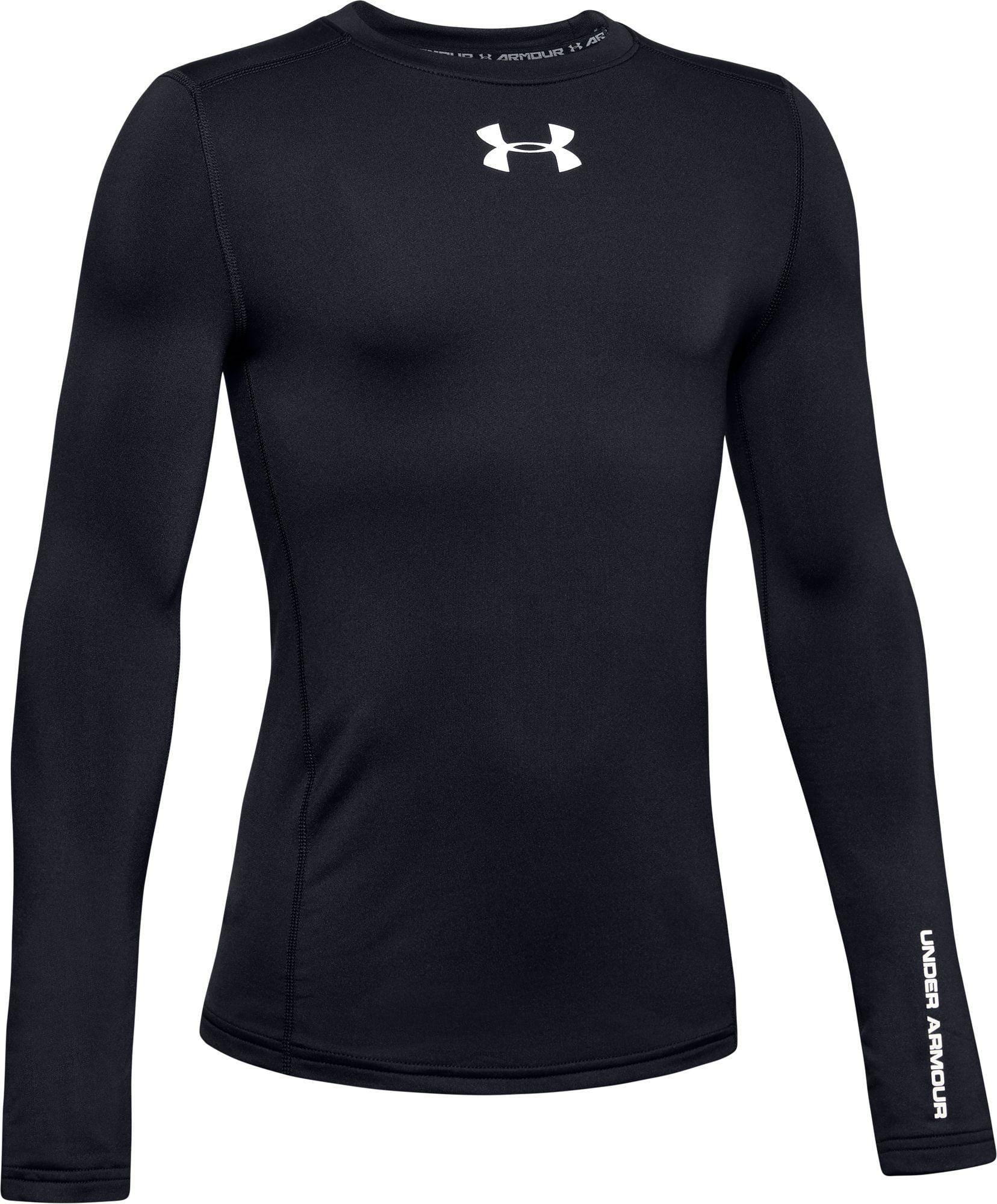 red long sleeve under armour shirt