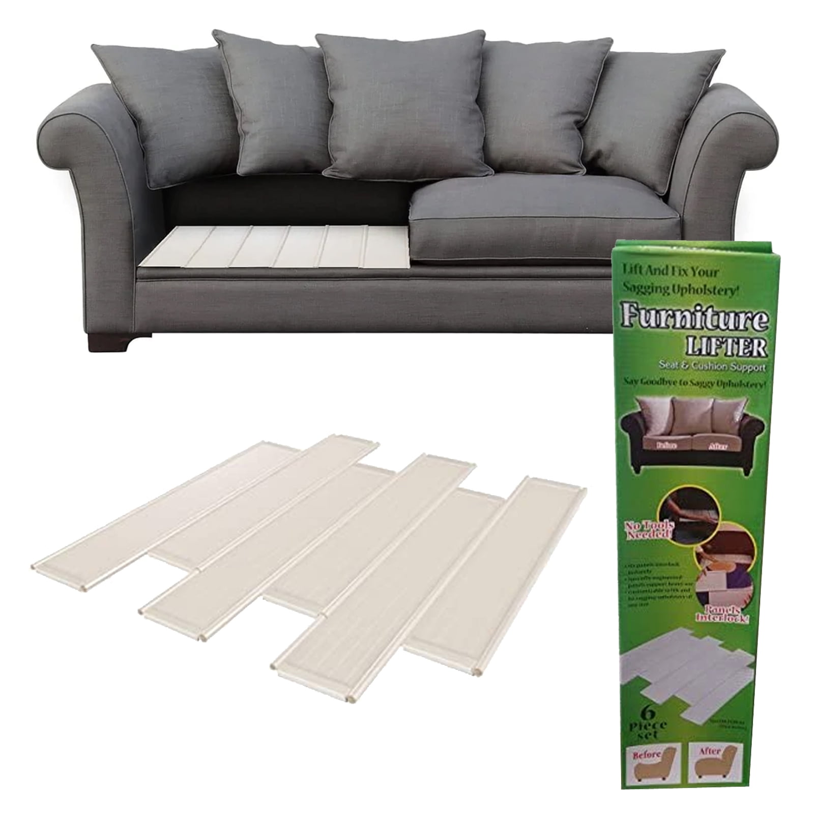 6 Pieces/pack Of Pvc Furniture, Sofa Support Cushion, Fast Fixing