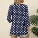 thumbnail image 4 of mfyjkho Tops Para Mujer, Camiseta De Manga Tres Cuartos Con Cuello En V Y Estampado De Moda Para Mujer Tops De Gimnasio Para Mujer Xl, 4 of 6