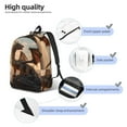 thumbnail image 5 of Easygd Sky Sunset Bronze Dragon Canvas Backpack: Stylish, Lightweight, and Versatile with Large Capacity and Adjustable Straps –, 5 of 7