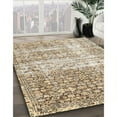thumbnail image 3 of Ahgly Company Machine Washable Indoor Round Traditional Dark Almond Brown Area Rugs, 3' Round, 3 of 7
