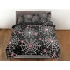thumbnail image 3 of Rosa tela de araña halloween ropa de cama y funda de almohada, funda nórdica negro conjunto dormitorio, 3 of 4