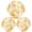 Gold, variant on Lyxbone 3 Pack Glitter Beach Ball 16" 12" Clear Confetti Pool Float for Summer Party