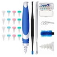 thumbnail image 4 of Removedor de cera de oídos en espiral, kit profesional de eliminación de cera de oídos suave y flexible con 16 puntas de repuesto para niños y adultos, color azul, 4 of 13