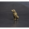 thumbnail image 2 of brass lucky Zodiac dog statue pendant Chinese Old Collectibles, 2 of 10