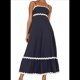thumbnail image 1 of Vestido Fluido de Verano 2025 para Mujer, Informal, Sin Mangas, con Tirantes Finos y Volantes, para Playa, Color Negro, Talla L, 1 of 6