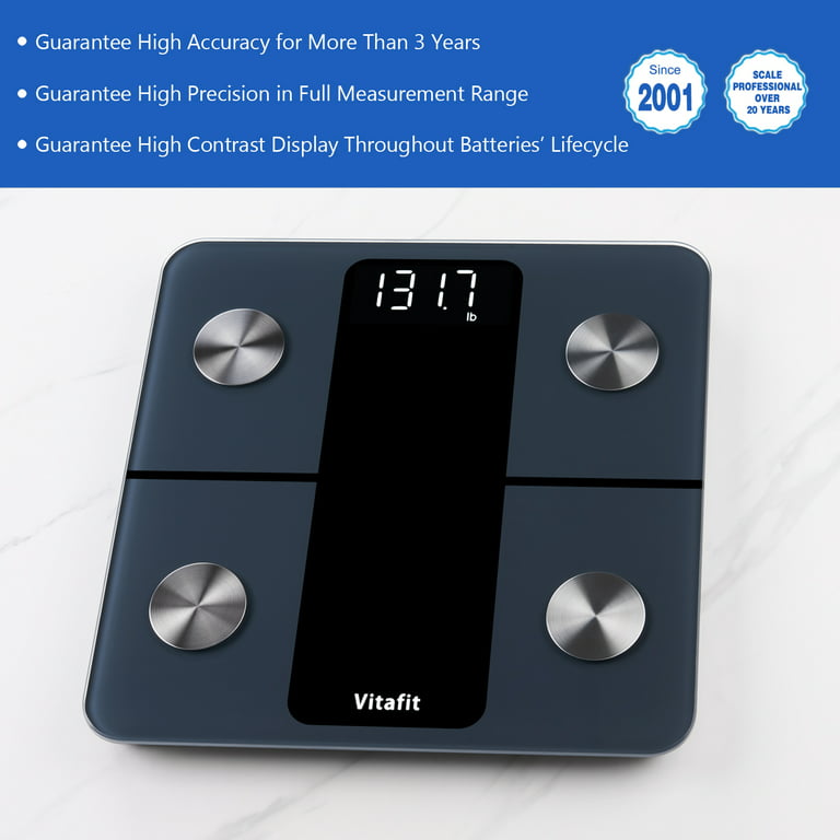 Vitafit Digital Body Weight Bathroom Scale VT1703U (Renewed)
