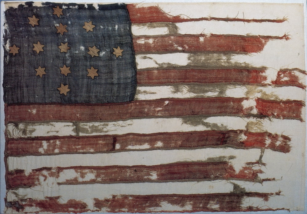 Hulbert Flag Early US Flag 1776 Poster Print By Science Source