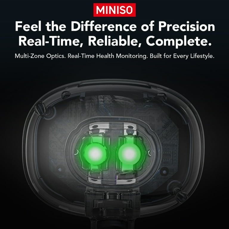 Miniso MS212-Clip-on Earbuds, Heart Rate Bluetooth Noise