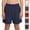 Navy, variant on HAOTAGS Cotton Shorts for Boys,Casual Play Summer Elastic Waist Breathable Shorts Navy 10-11