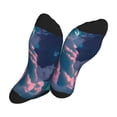 thumbnail image 5 of Pofeuu DJ Panda Hot Air Balloon Print Crew Socks, Adult Running Hiking Socks for Youth and Adult, 5 of 7