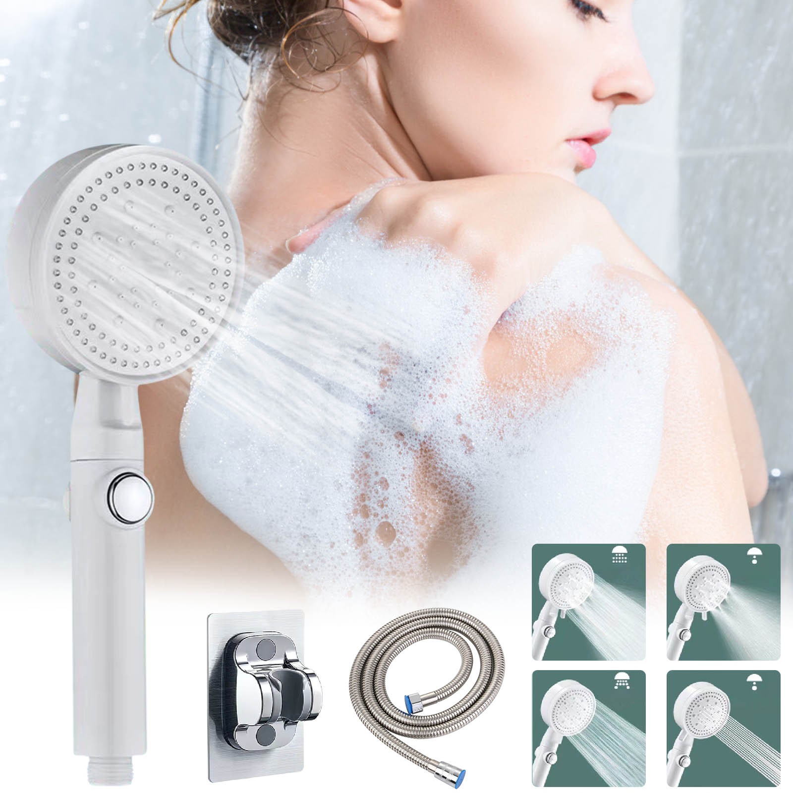 Shower Head Up to 65 off amlbb 5 Functions Shower Head with Handheld, High Pressure Shower Head