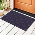 thumbnail image 1 of DouZhe Dark skulls and Bones Rugs Doormat, Non-Slip Machine Washable Carpets Floor Door Mat , 36" x 24", 1 of 6